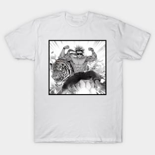 Anime Warrior and Tiger T-Shirt